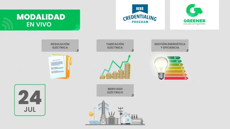 [PE.47.26] Mercado Eléctrico, Regulación, Tarifas y Gestión de la Energía
